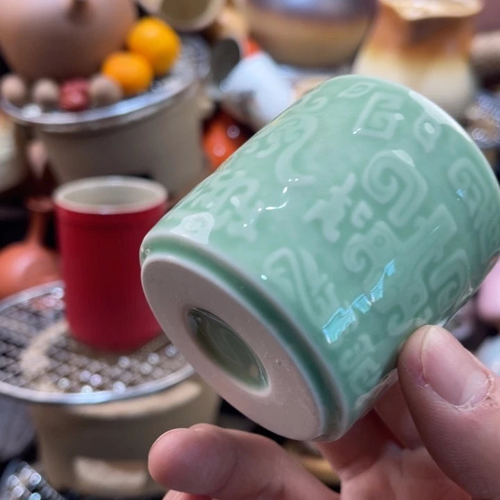 摆件陶我不在这里吃饭你