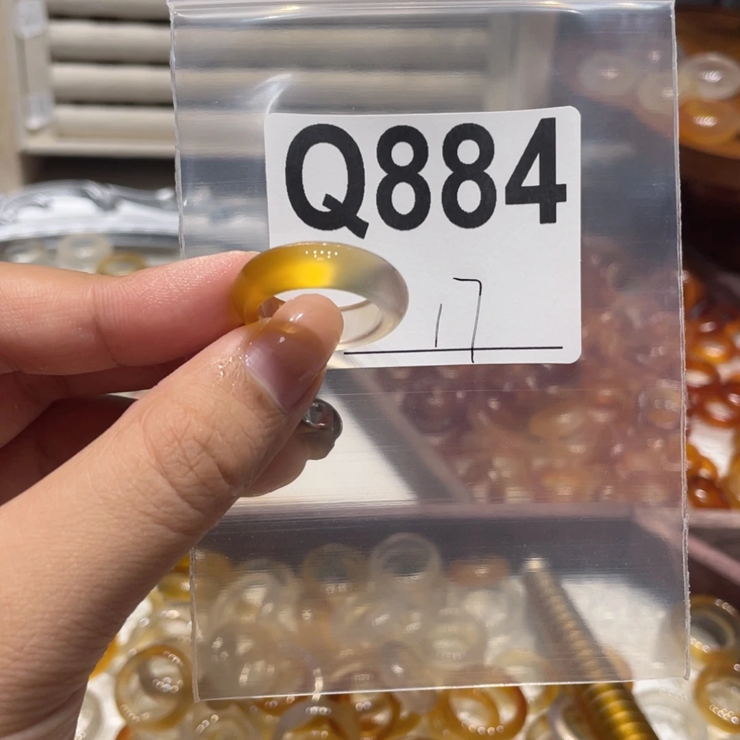 玛瑙/玉髓未镶嵌戒指884