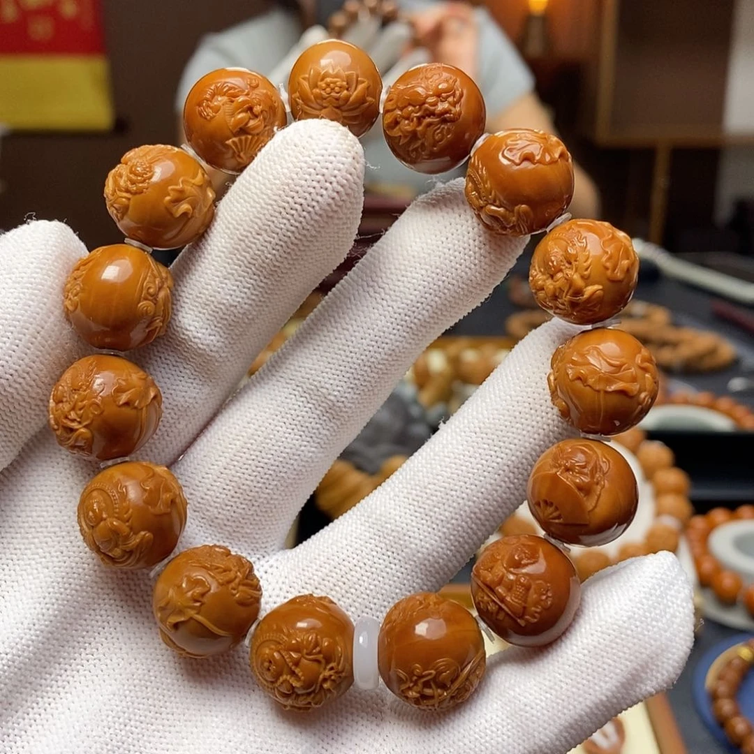 猴头核桃手串万佛