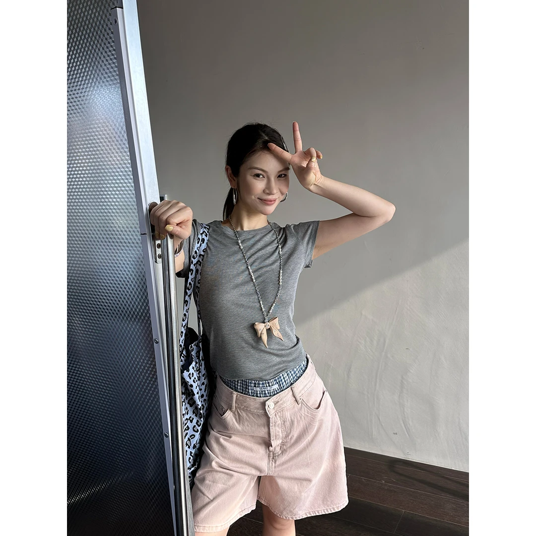 MAKE IF  设计师品牌 25春夏新品 正肩蕾丝T恤   SOLSOL买手店