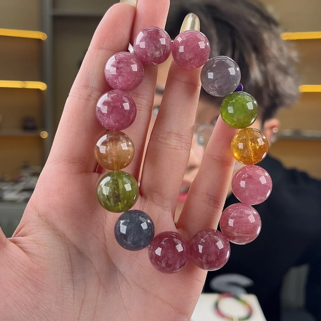 碧玺碧玺15mm（多样性发一件未镶嵌f****?