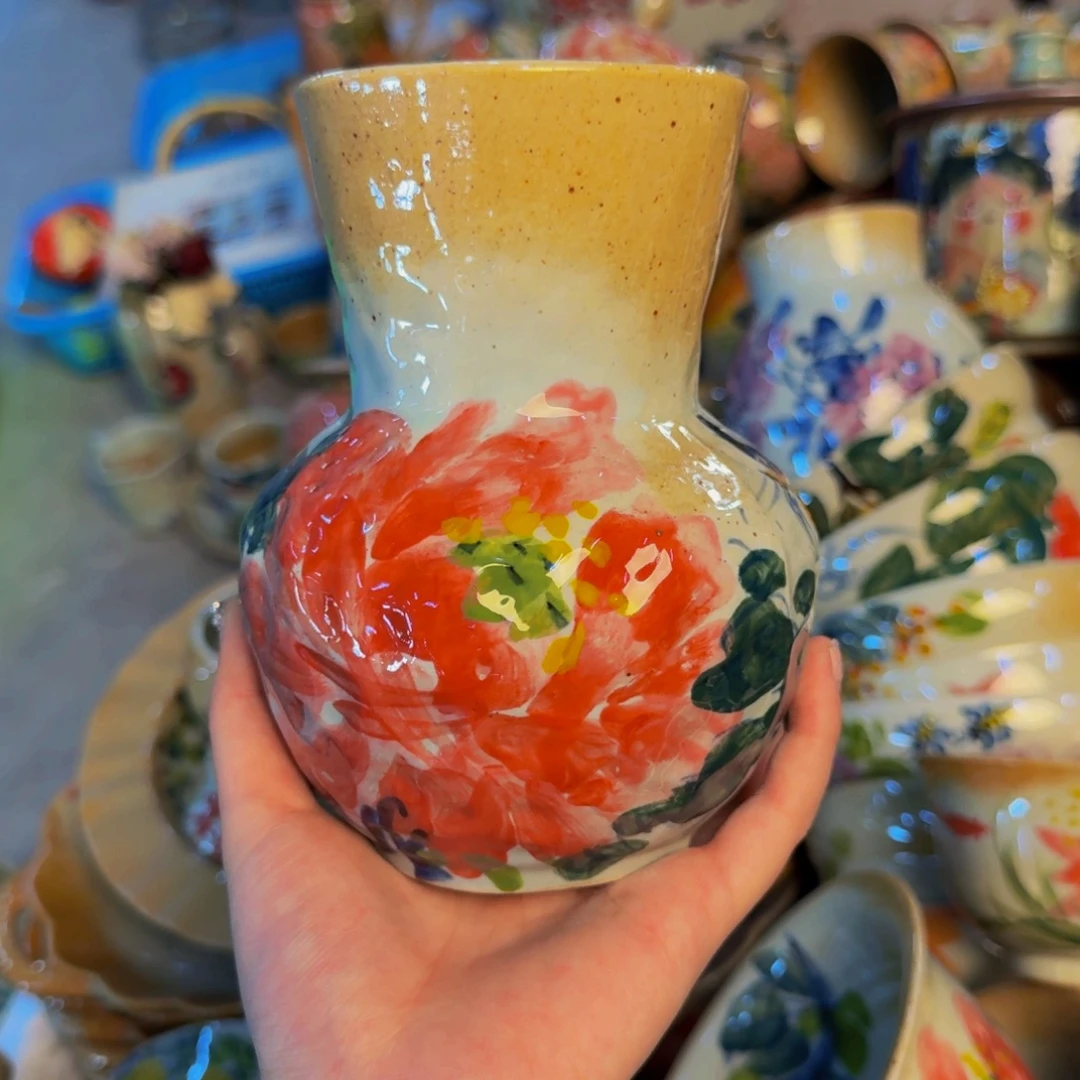 瓷片景德镇陶瓷手工手绘