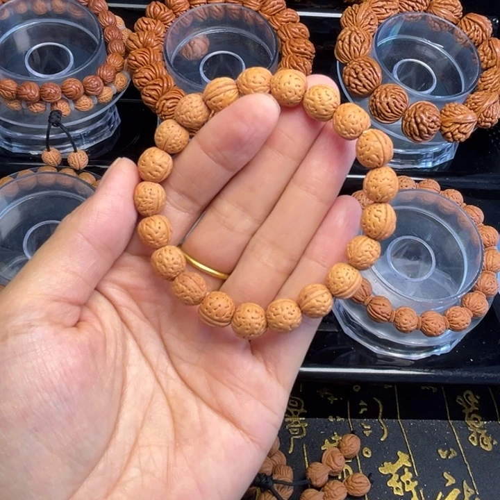 手串桃核脑纹单圈