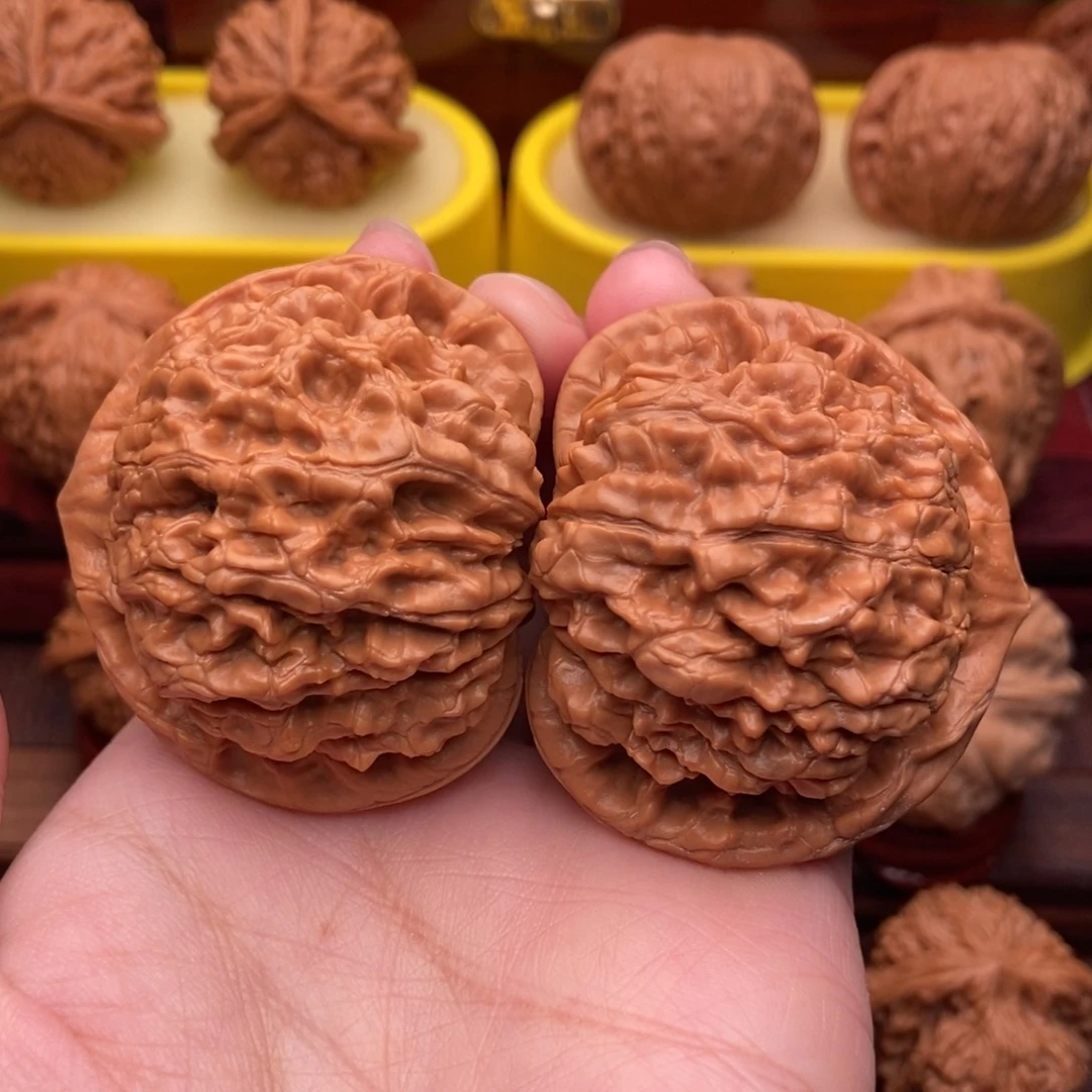 把件文玩核桃精品大官帽50