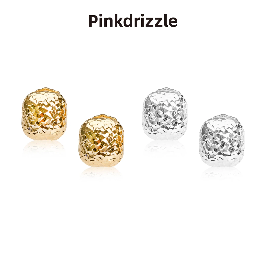 Pinkdrizzle 铜合金耳饰 灿若星辰方糖复古耳饰小众百搭设计感