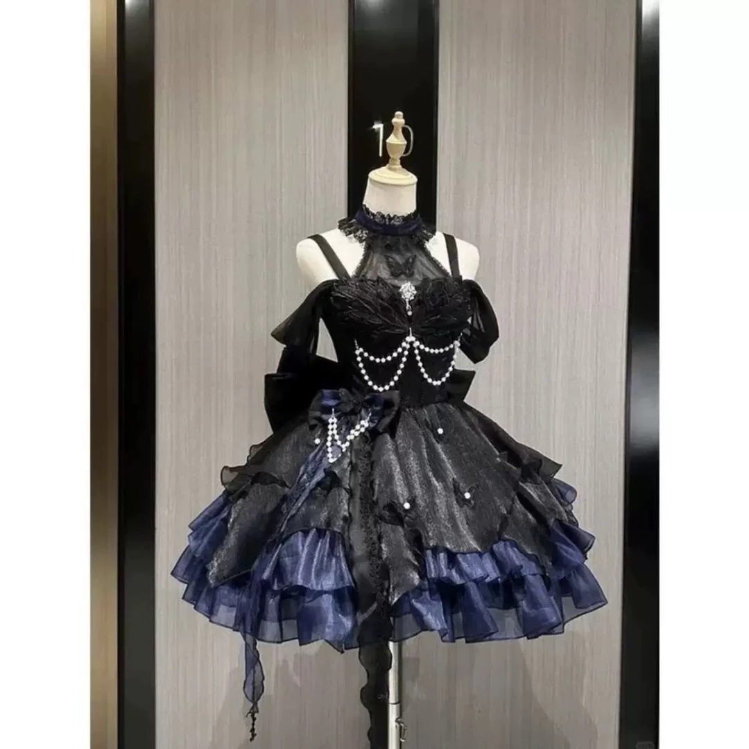 天鹅湖连衣裙千金公主lolita洛丽塔礼服蓬蓬裙蝴蝶