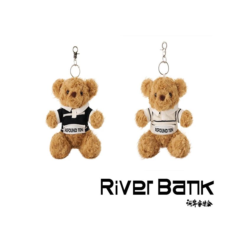 河岸家买手店设计师REFOUND TEN可爱polo衫小熊公仔玩偶挂件25春