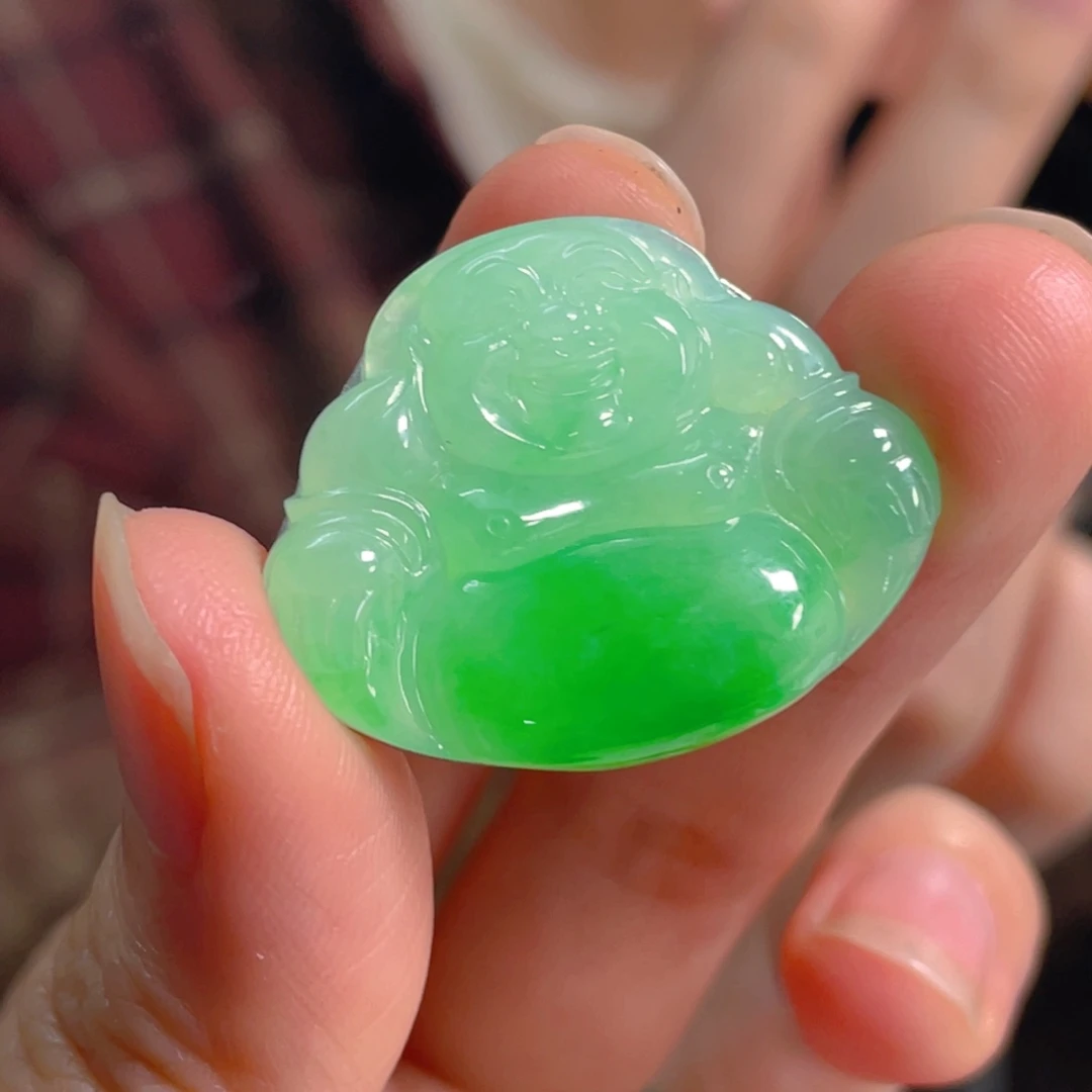 大***猫翡翠未镶嵌吊坠(不含链)