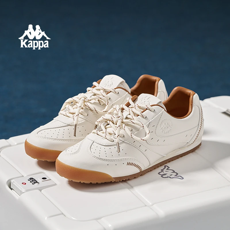 Kappa卡帕小闪电情侣款百搭休闲运动鞋时尚复古德训鞋K0FW5MM11CJ