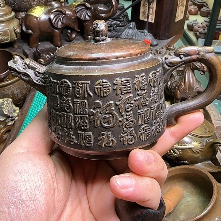 铜器办公室茶室摆件