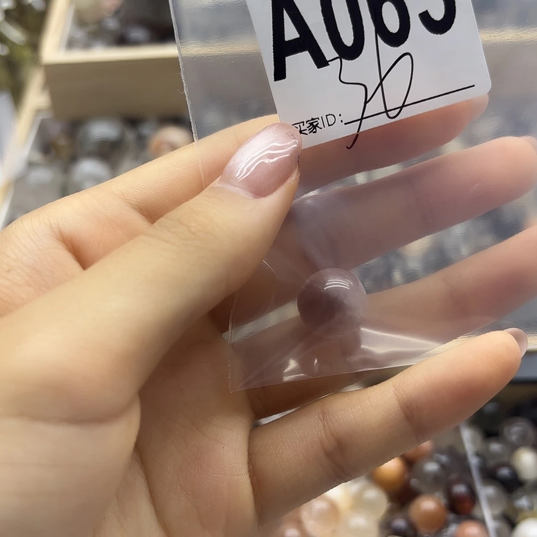 往***烟未镶嵌珠宝半成品紫晶65