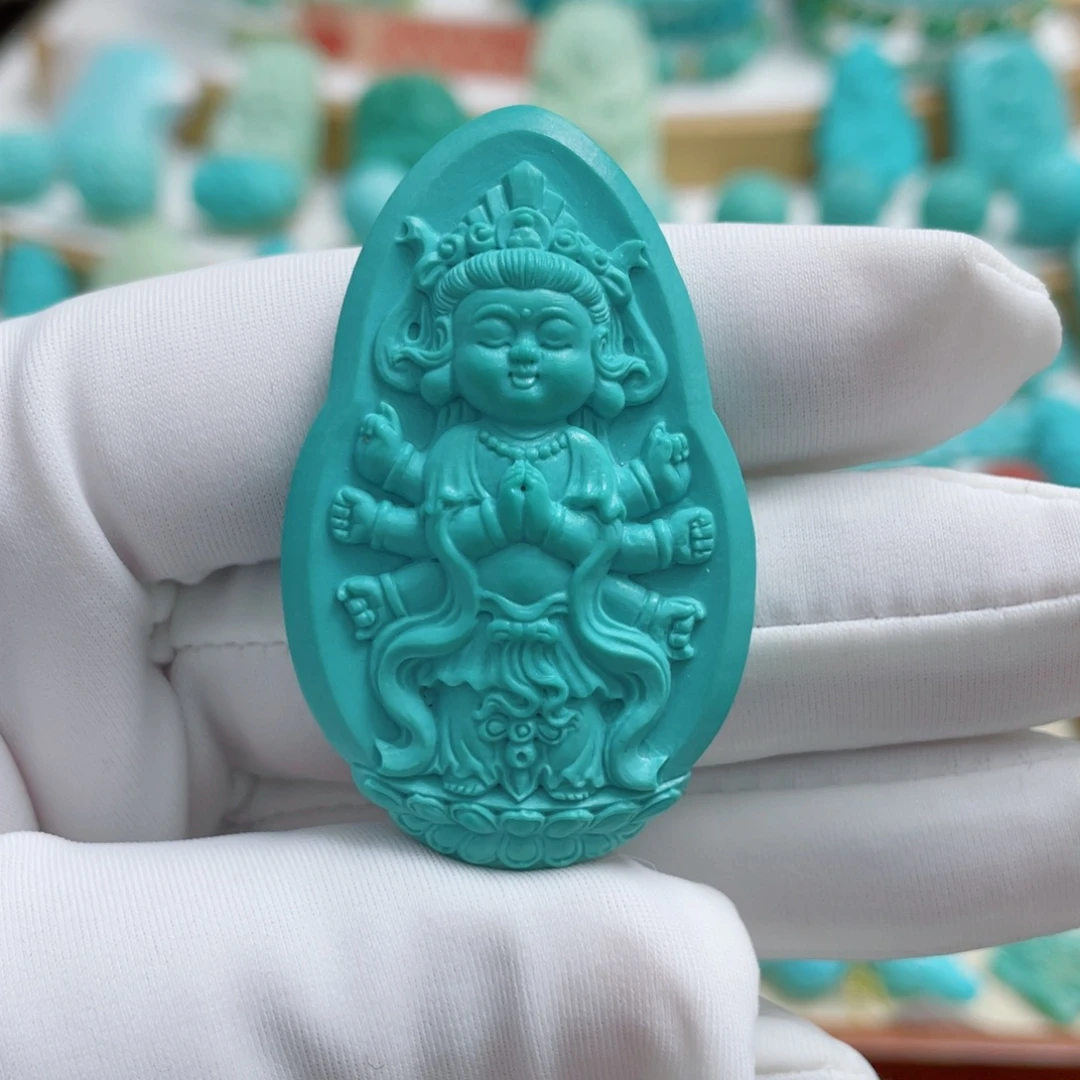 绿松石未镶嵌珠宝奇石