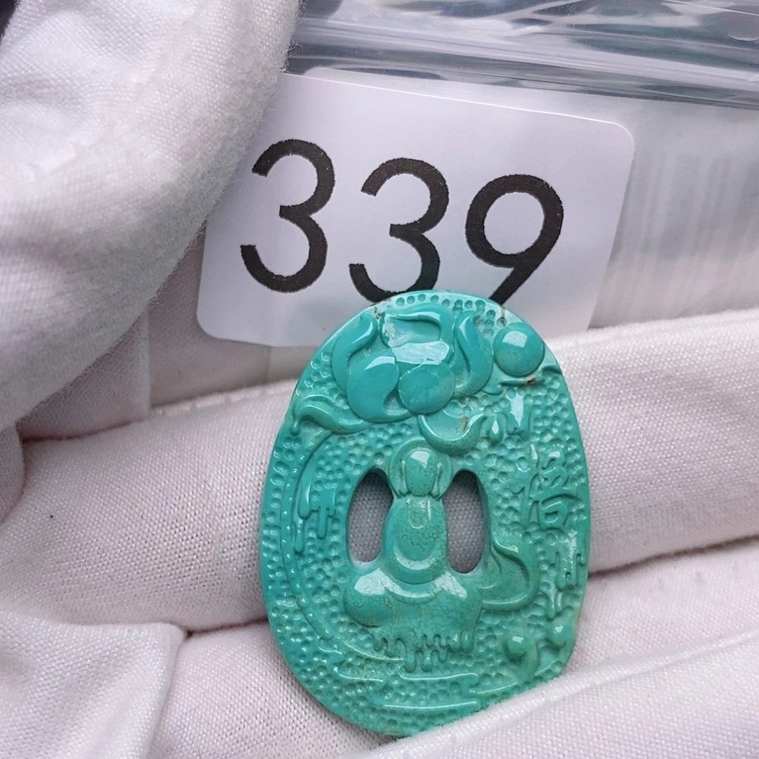 绿松石未镶嵌珠宝半成品