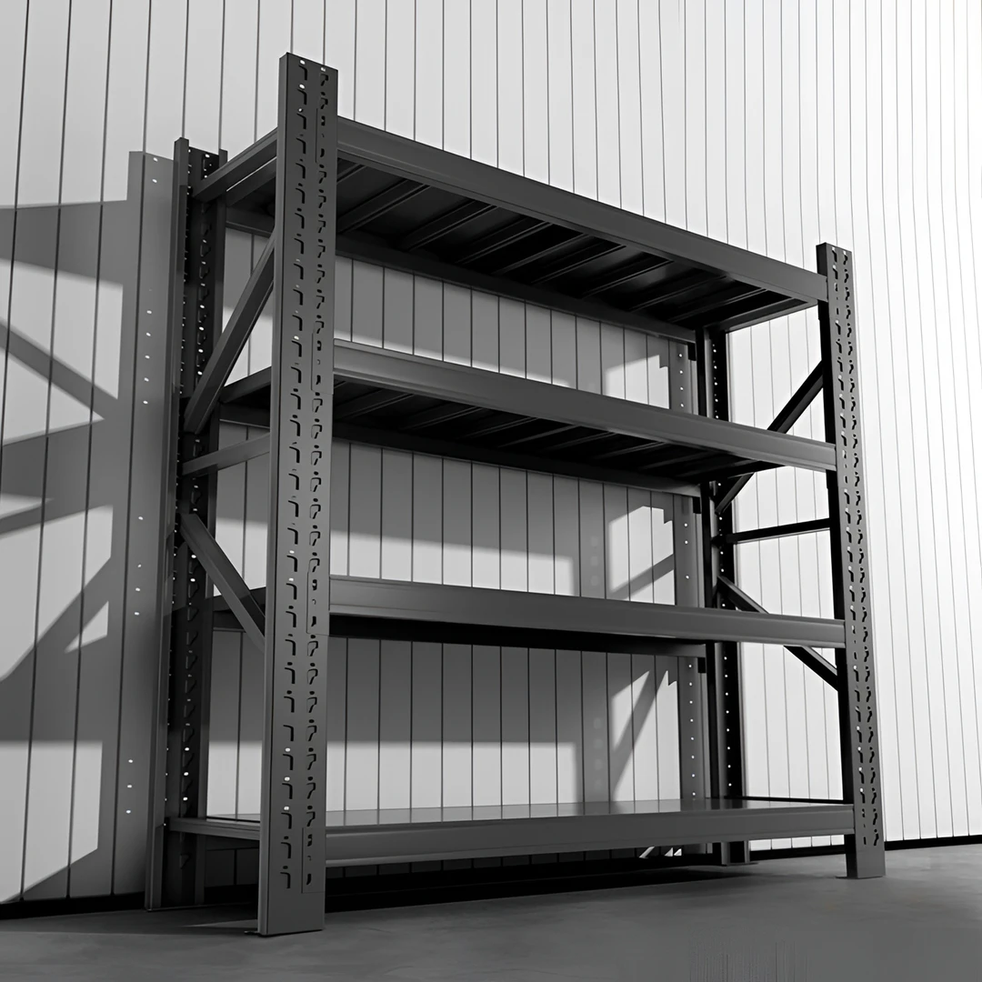 重型货架置物架多层超市零食储物架快递货物架地下室家用仓库铁架