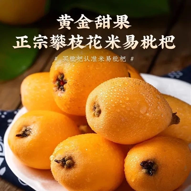 【人工精挑】枇杷攀枝花米易高山甜枇杷孕妇水果原产地发货包邮包赔