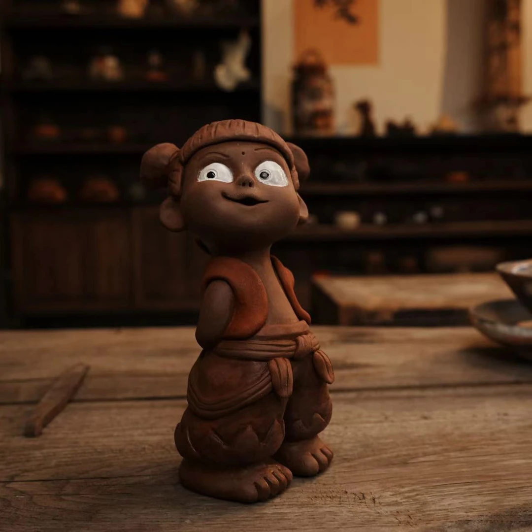 【九离烧】哪吒泥人 摆件 茶道零配(九离烧1112)