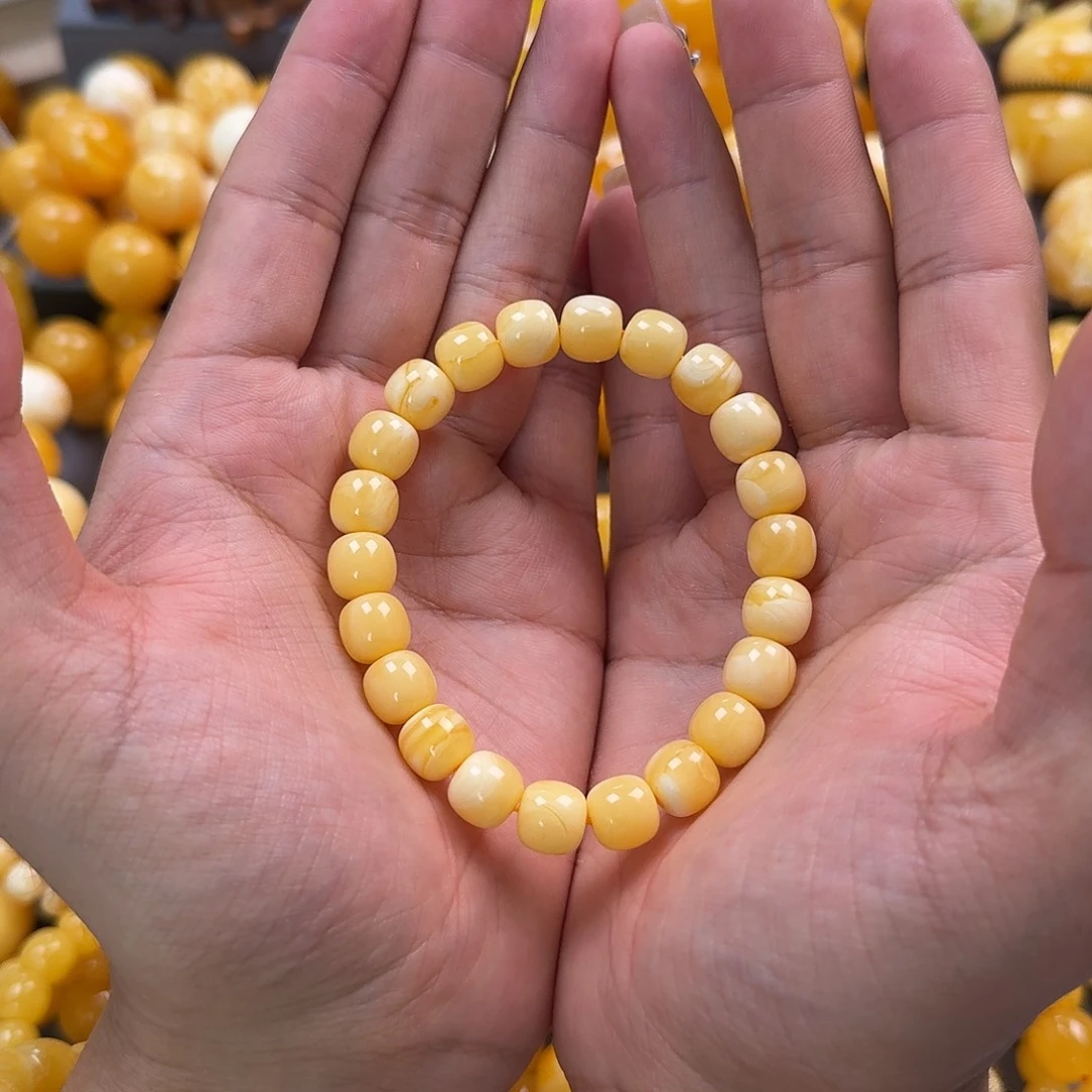 蜜蜡未镶嵌珠宝奇石同料10mm