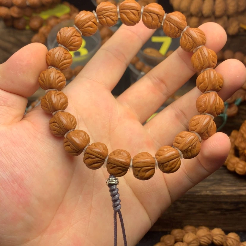 【闪购商品】桃核吊坠涅**生13小龙纹 龙纹桃核