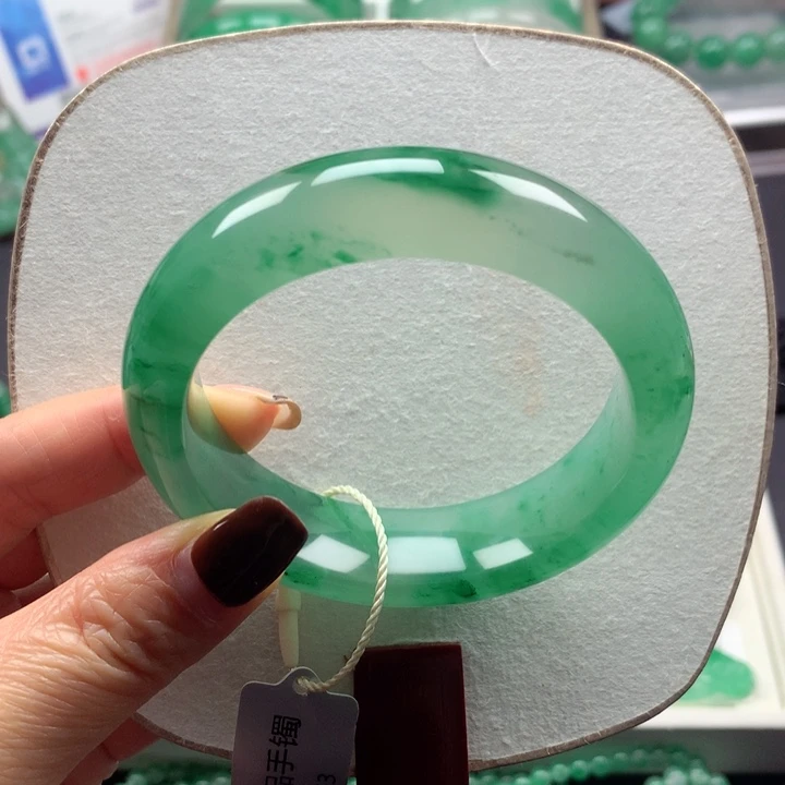 石英质玉未镶嵌手镯53-54