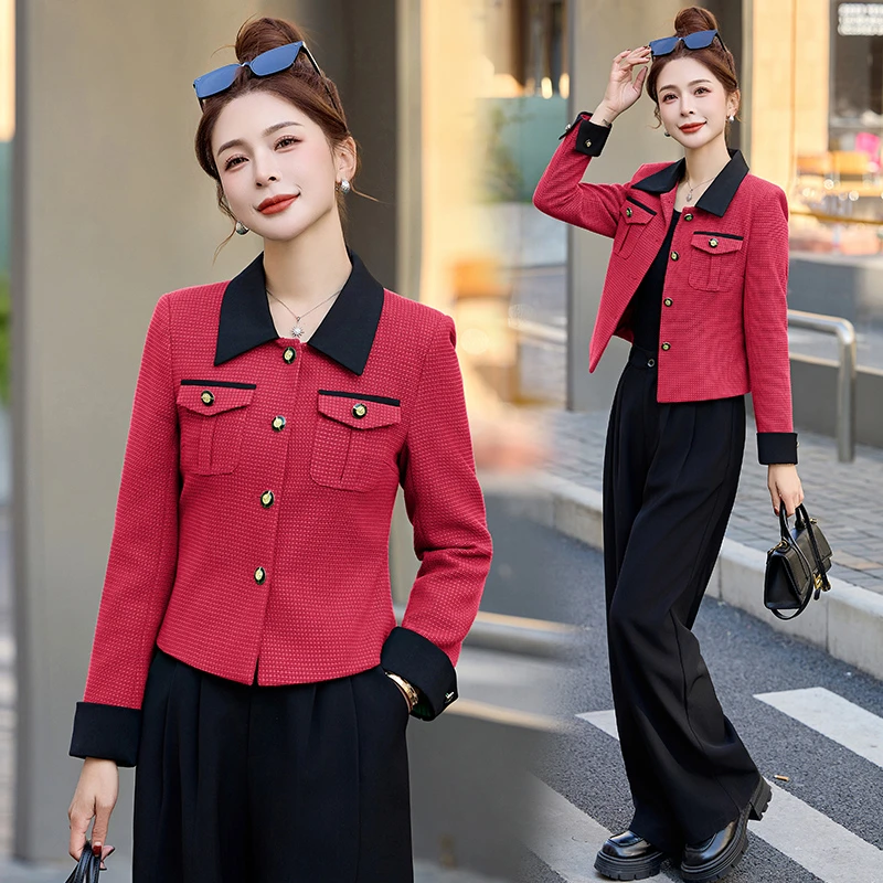 短外套女2025春天衣服高级感显瘦小香风减龄网红时尚女士炸街上衣