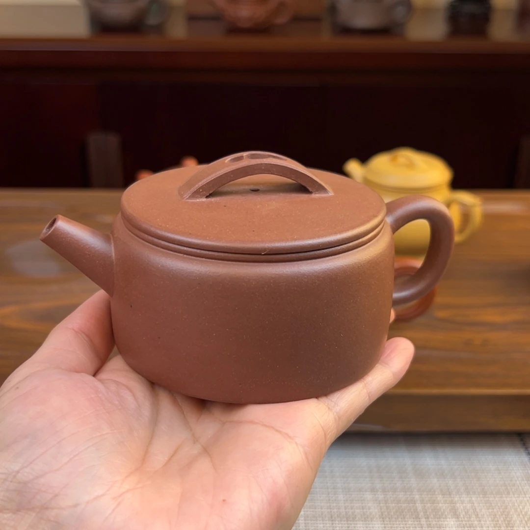紫砂茶壶底槽清汉瓦全手200cc