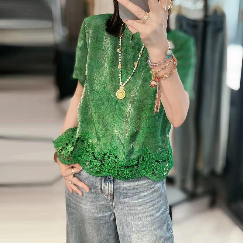 香朵儿时尚设计感套装女生2026年夏季纯色上衣高腰休闲裤两件套潮