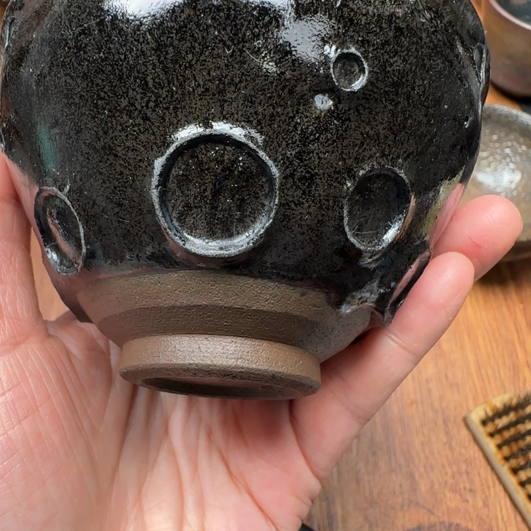 筑***道柴烧建盏茶盏茶杯275