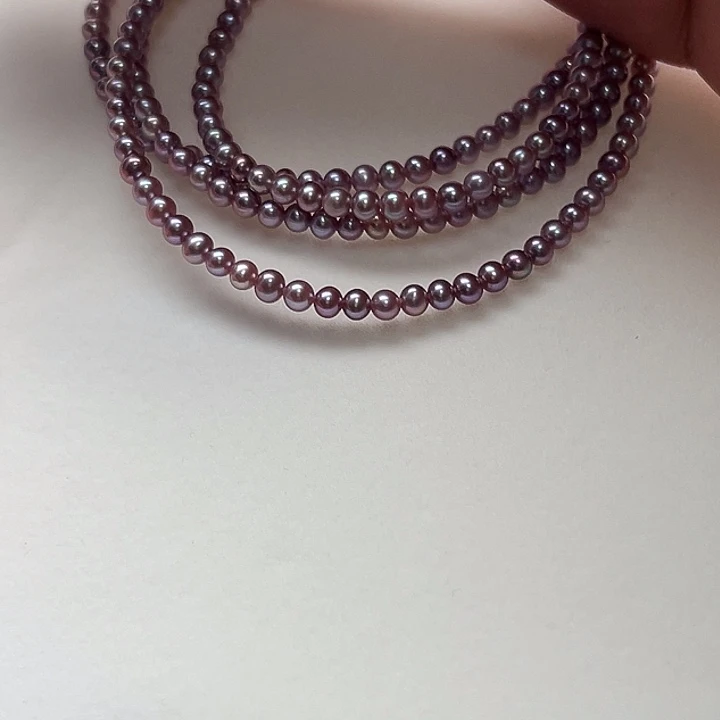 淡水珍珠颈饰钛钢