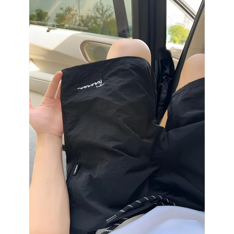 2025夏季新款男士休闲短裤运动风简约百搭速干裤男生薄款五分裤子