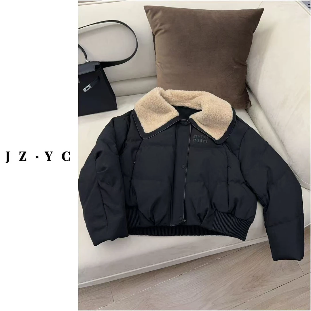 【洁子推荐】2030时尚休闲翻领羽绒服