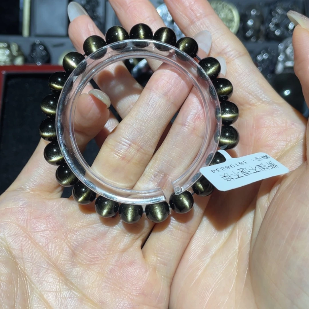 【闪购商品】未镶嵌黑曜岩手链十**特