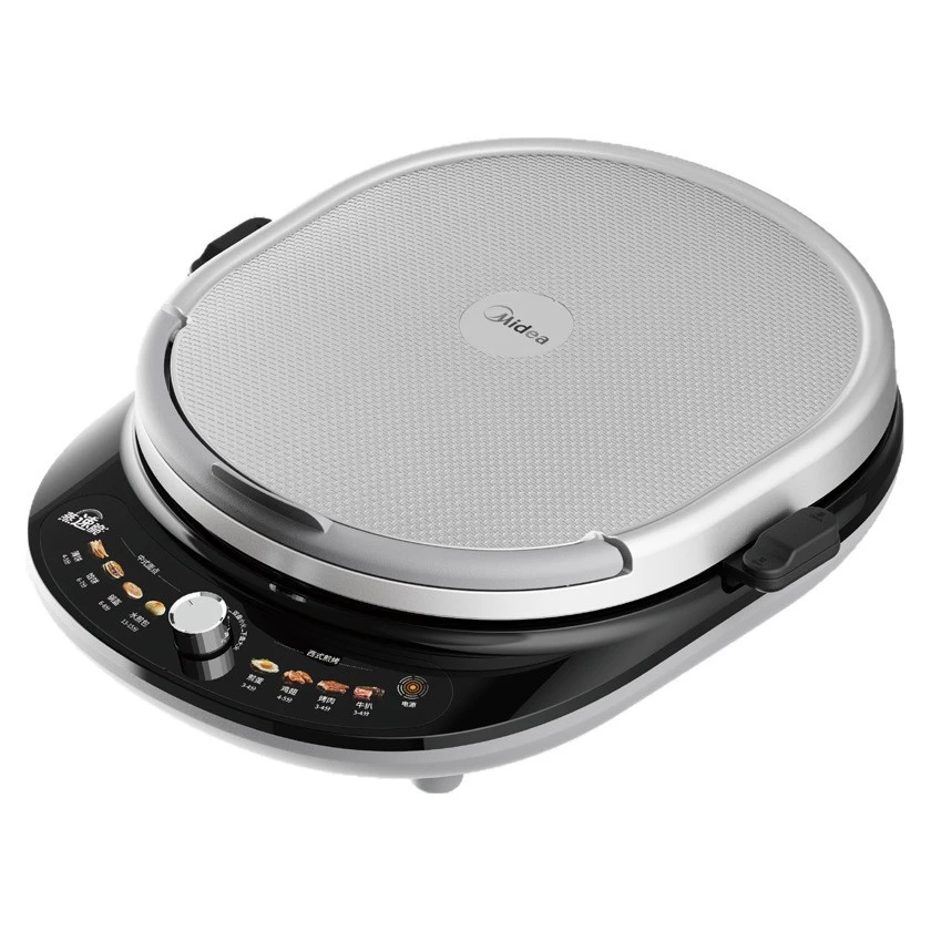 美的电饼铛可拆洗双面家用优钛抗菌涂层加大加深煎烤机MC-JKC3476