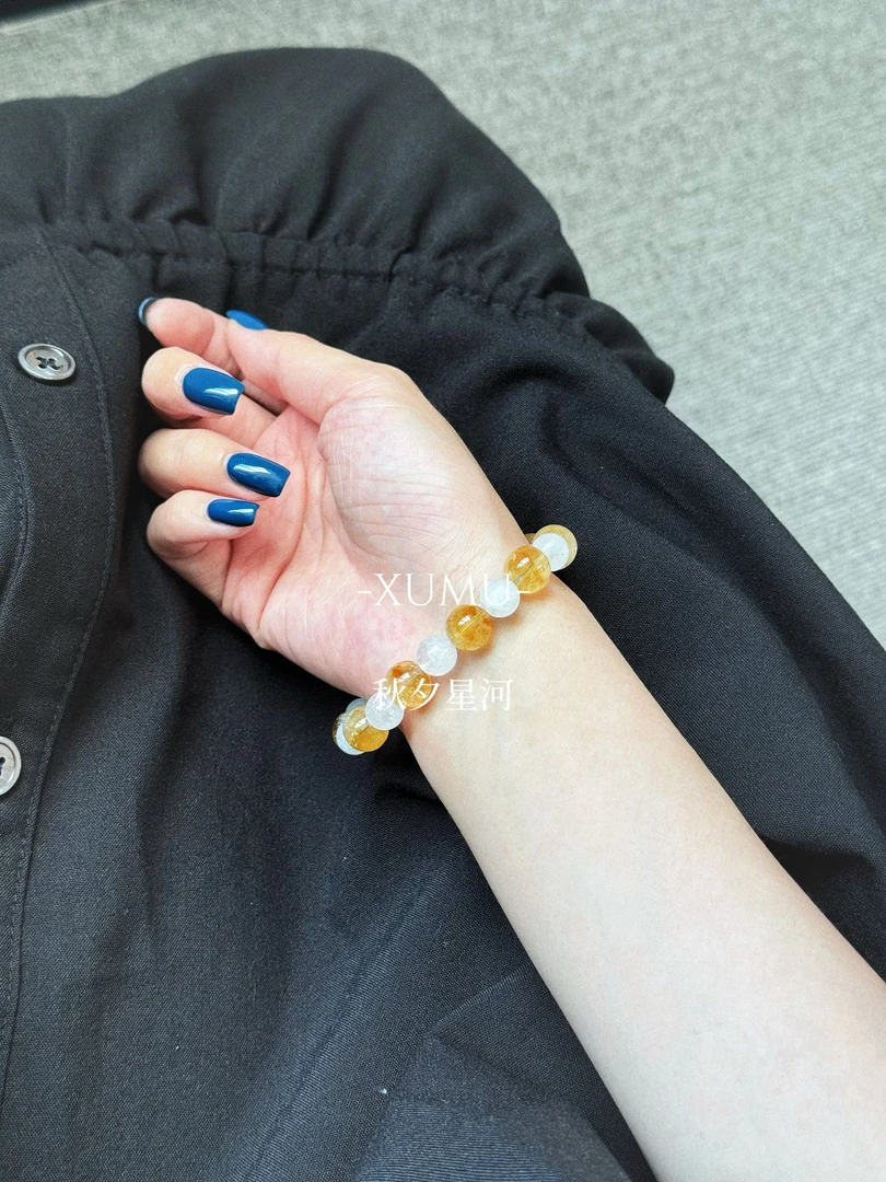 【秋夕星河】黄塔奶盖+白幽灵 -XUMU-旭沐手作定制