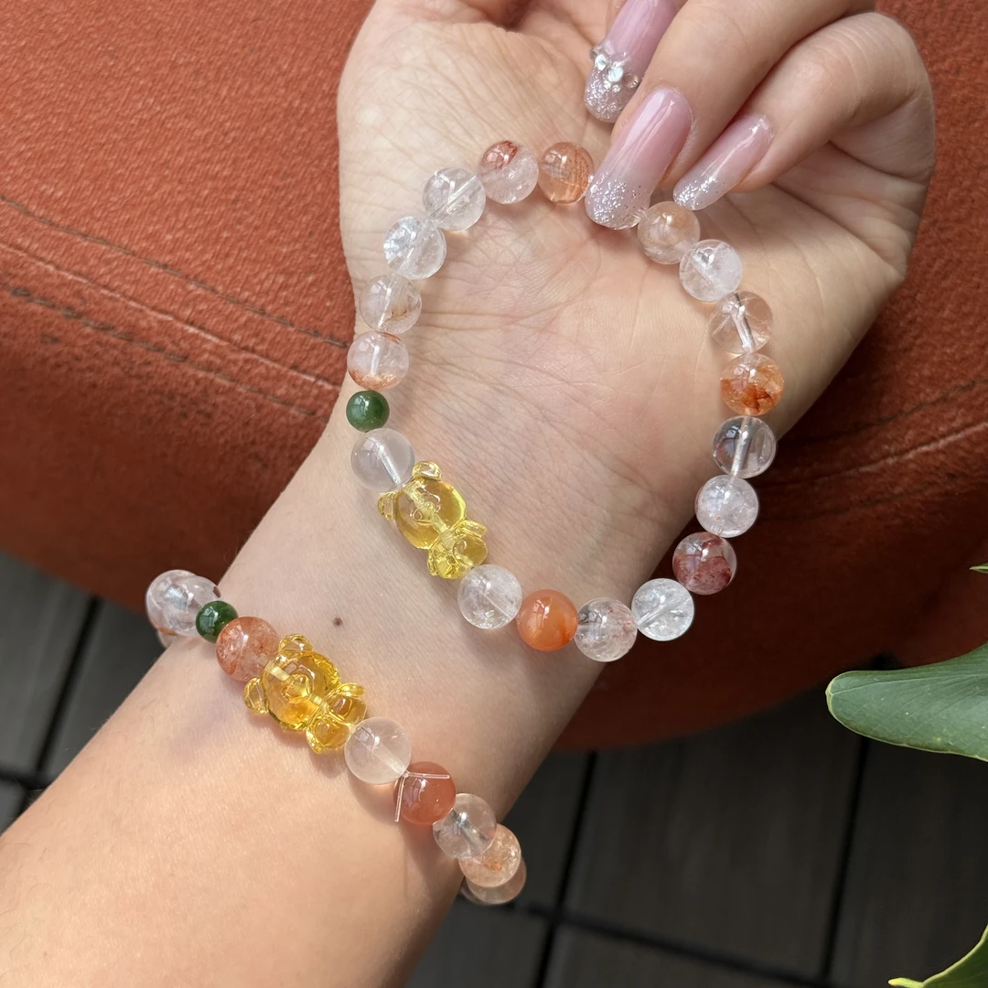 8222胶花甜美手串