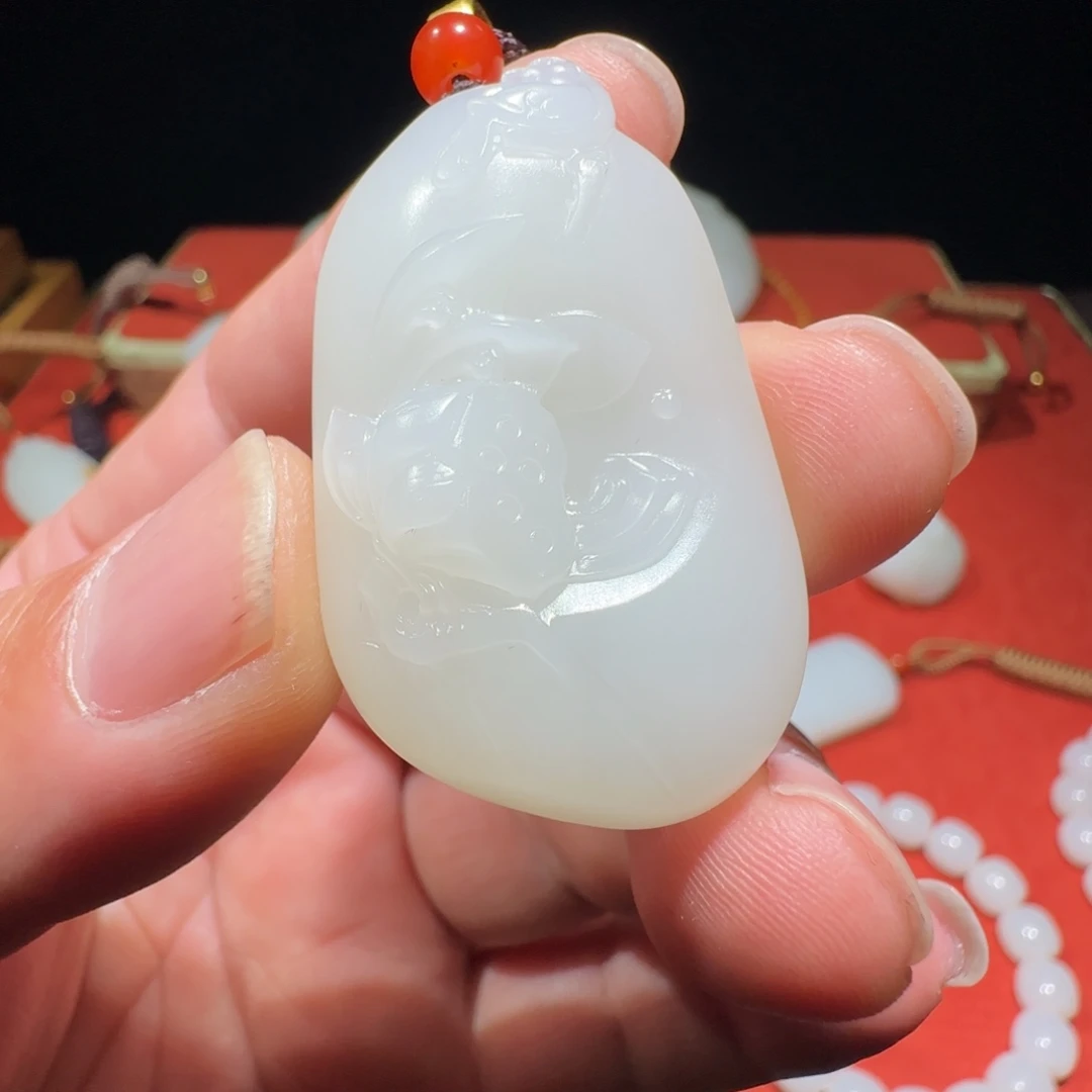明***东和田玉未镶嵌吊坠(不含链)
