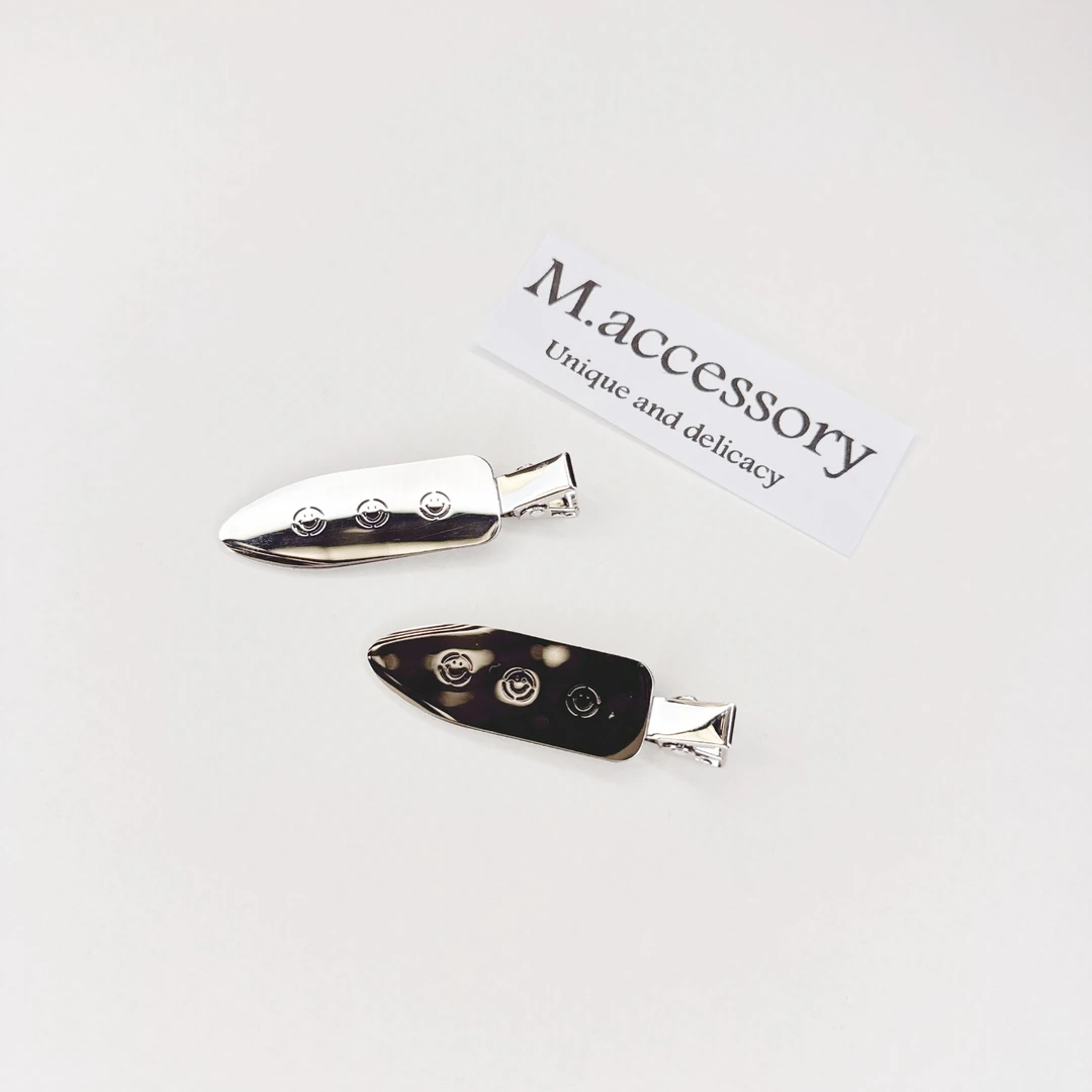 Mi33 韩版饰品 镜面无痕鸭嘴夹边夹 J060080