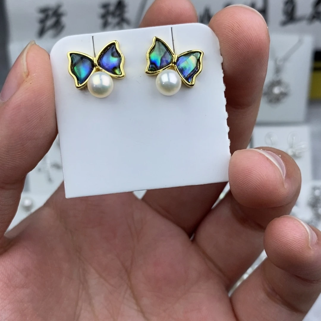 未镶嵌耳饰淡水珍珠