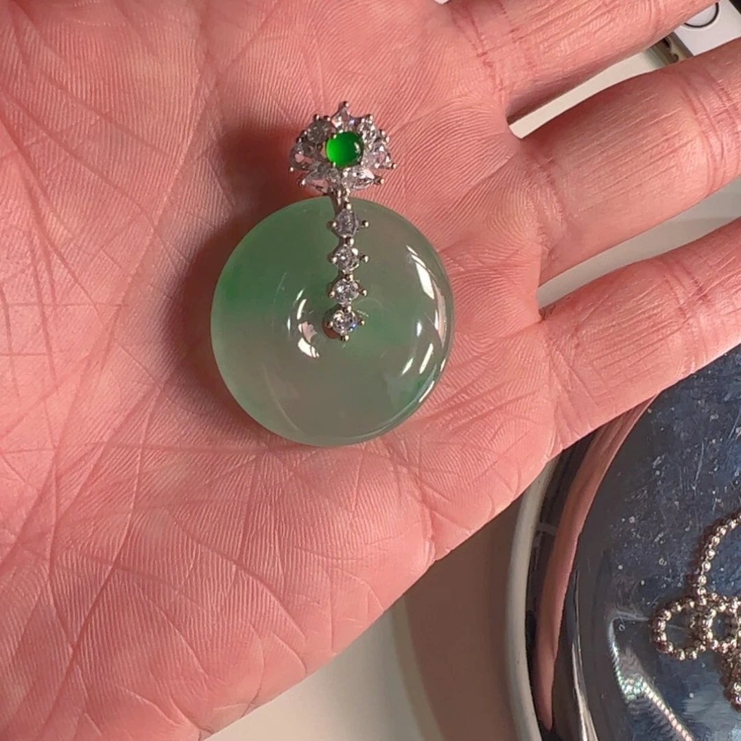 石英质玉颈饰银S925镶嵌木*