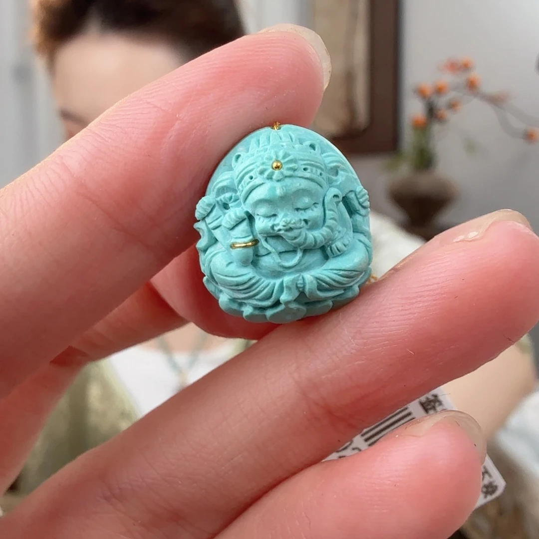 绿松石未镶嵌珠宝半成品
