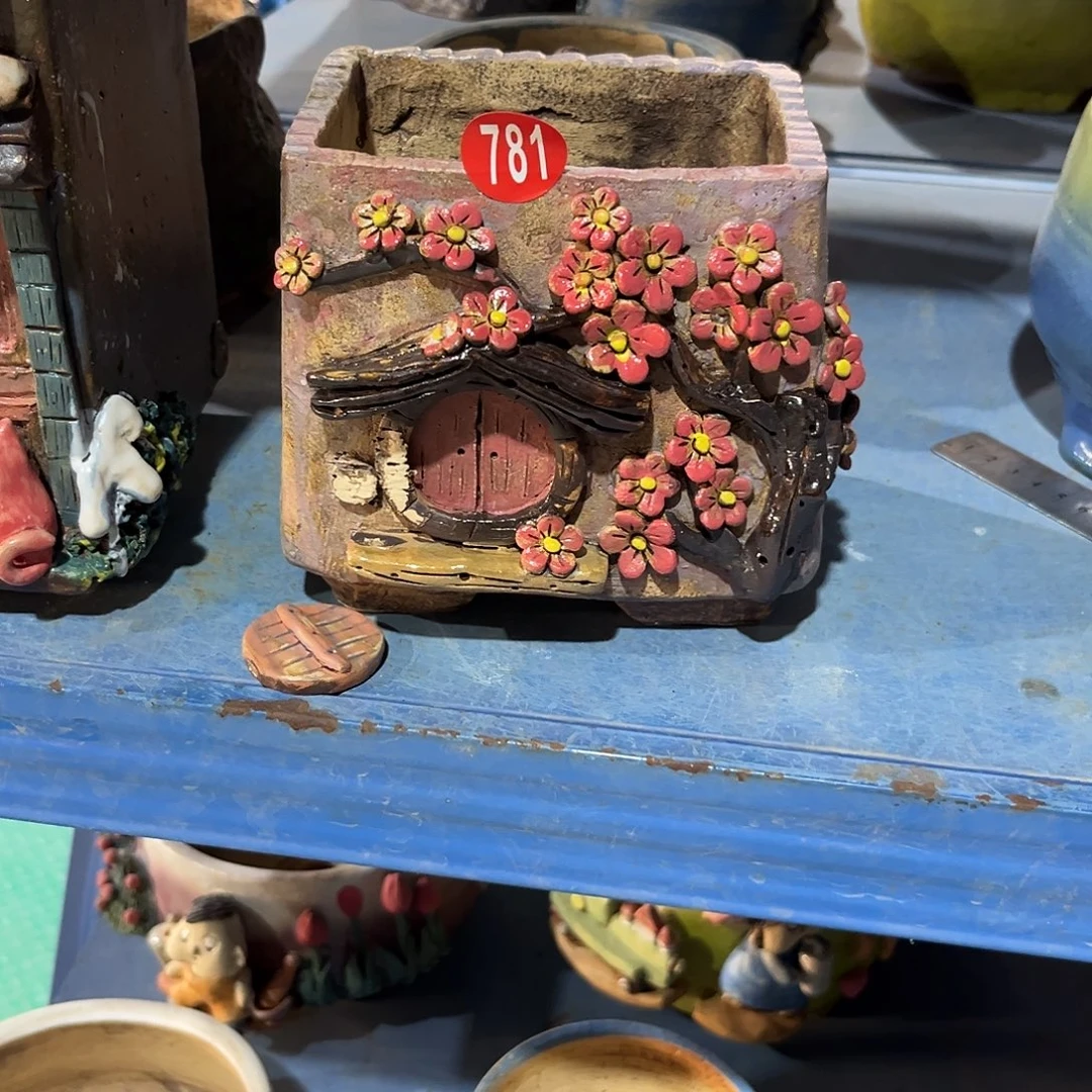 微瑕781 号陶然花器手工花盆