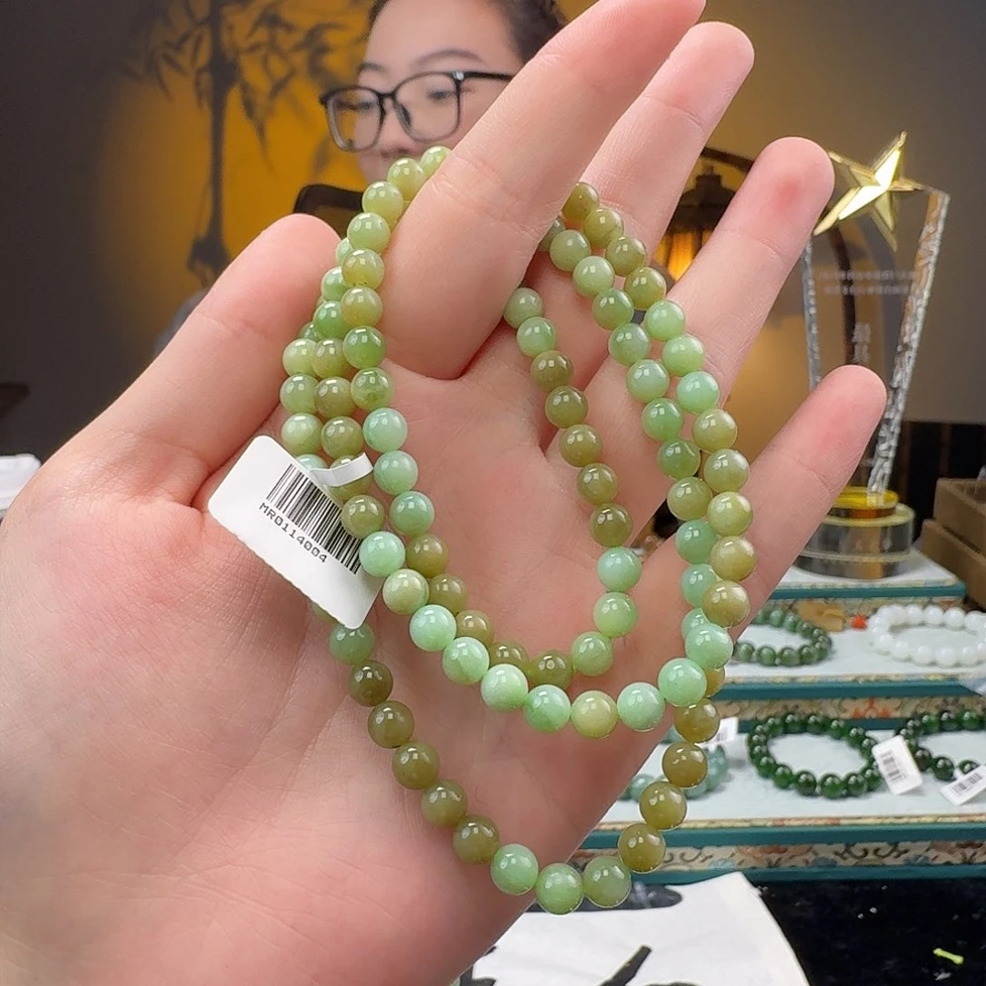 和田玉手串未镶嵌