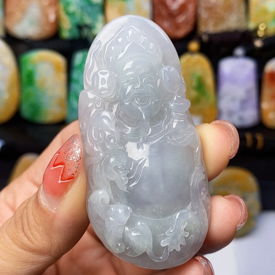 翡翠未镶嵌颈饰翡翠A货一物一证