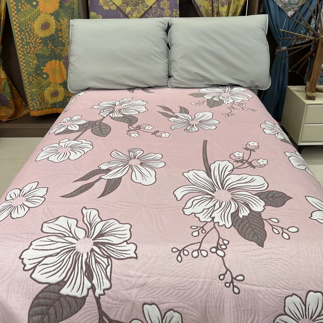 灼灼花仙-纱布盖毯大尺寸床盖多功能软凉席透气舒适四季吸汗