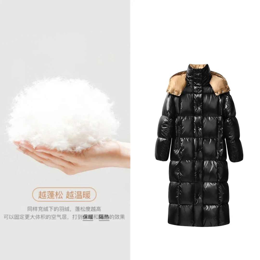 【火火】 新款90鹅绒黑金百搭羽绒服加厚保暖秋冬 23SS2204