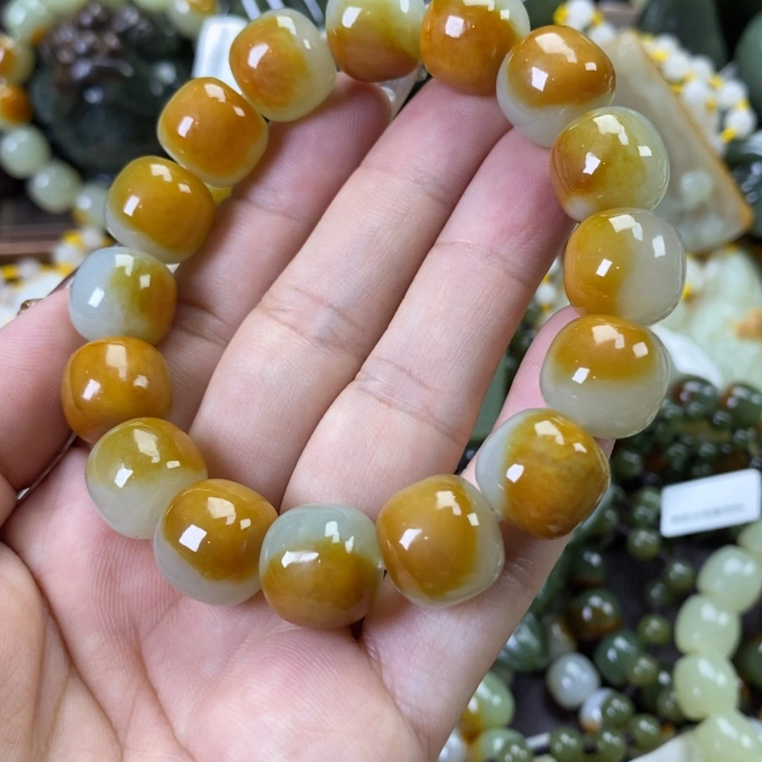 未镶嵌手串透闪石质玉艮*门