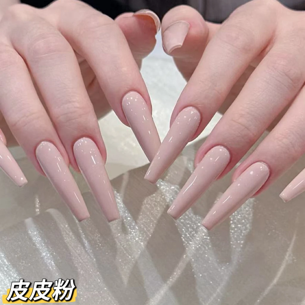 美甲皮皮粉甲油胶新款温柔显白皮粉色甲油胶流行色