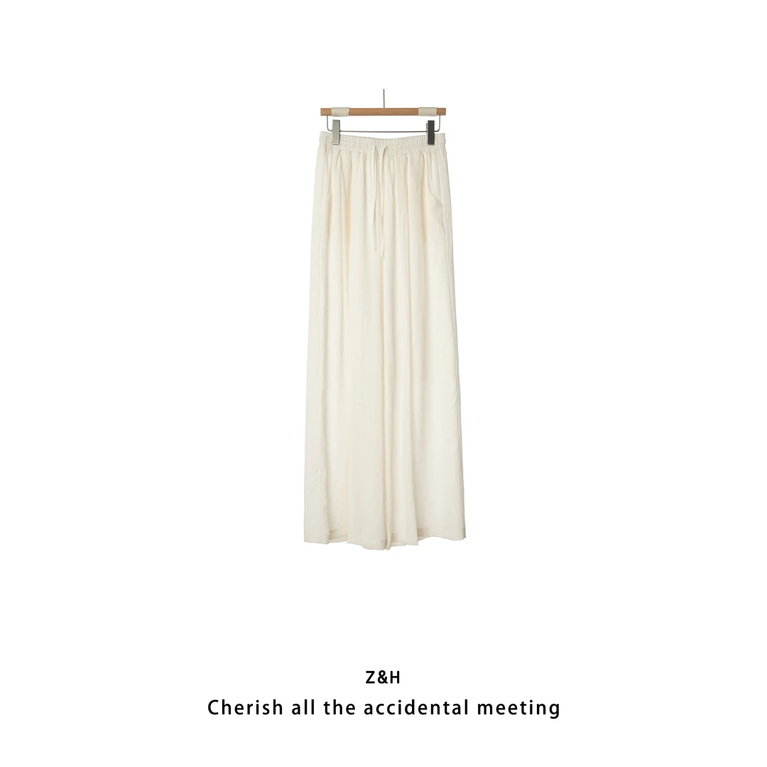 ZH【假日海风】时尚休闲女百搭夏季薄款裤子