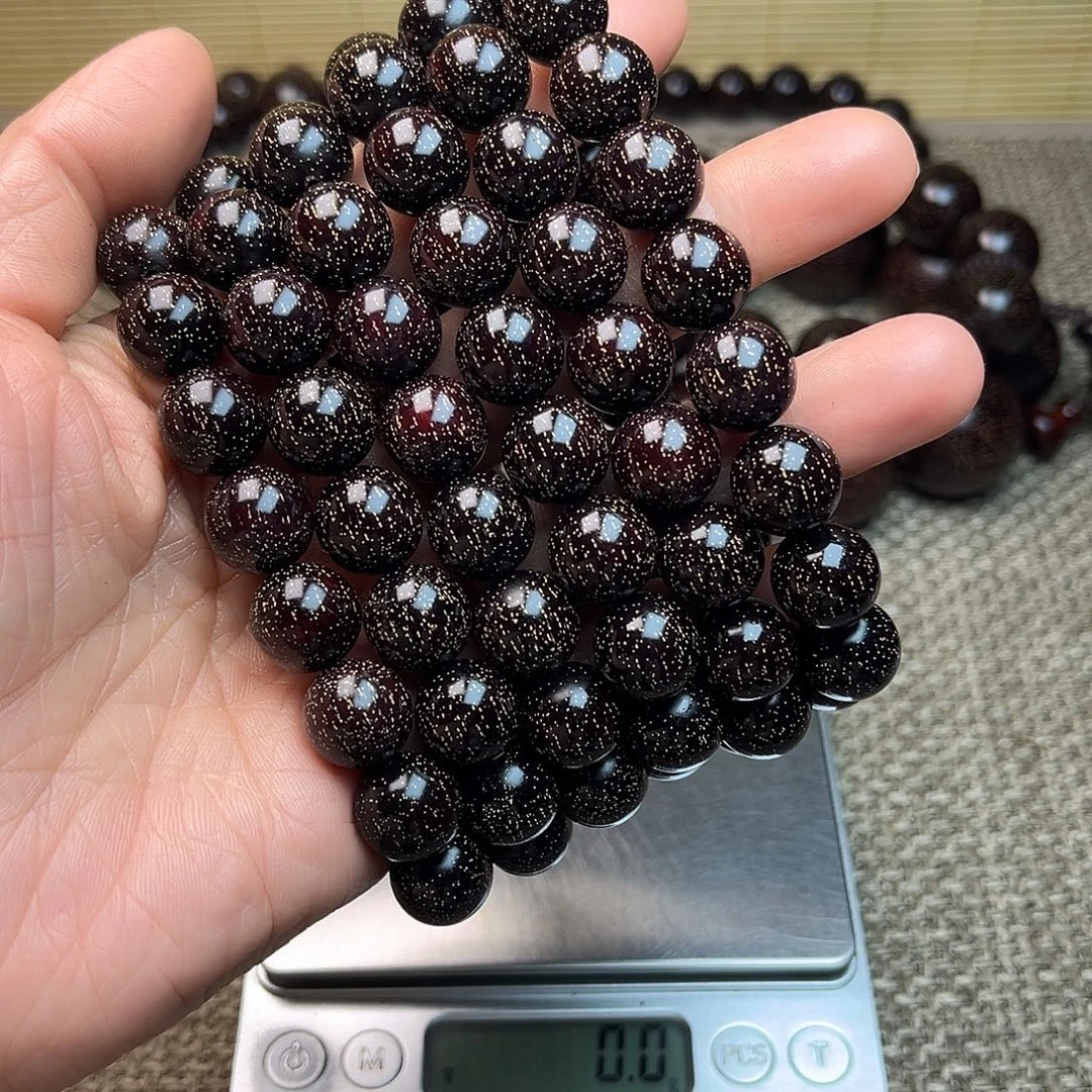 暴***城檀香紫檀（小叶紫檀）1.2 108颗 爆星