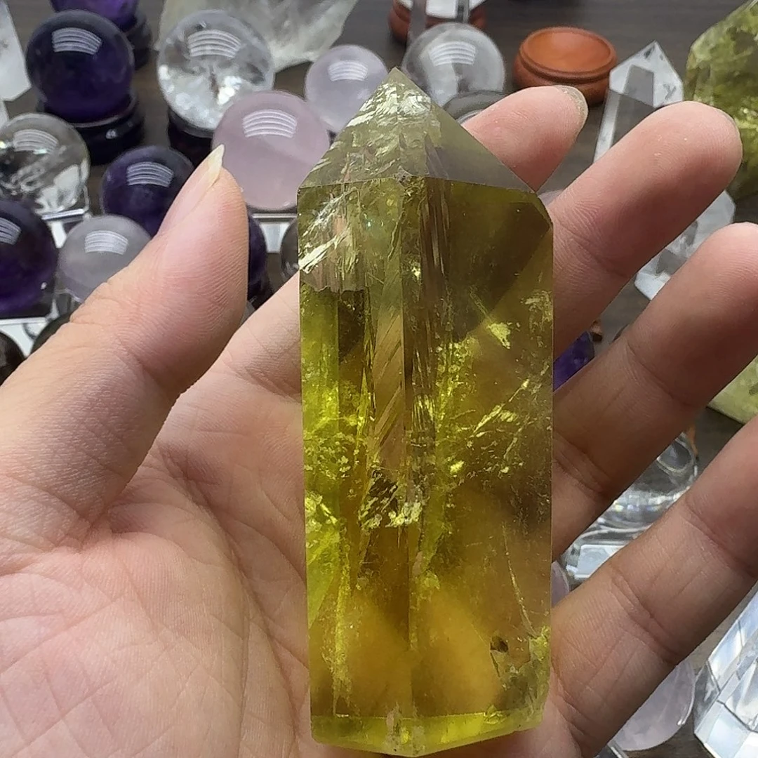 顺***意珠宝半成品黄晶未镶嵌