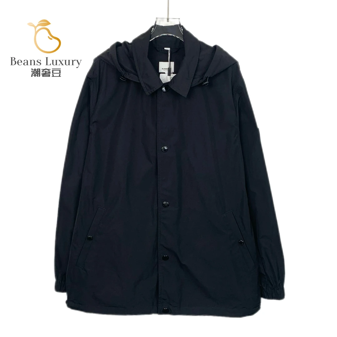 99新 BURBERRY/博柏利 潮奢豆 严选/徽章连帽夹克外套/H12344
